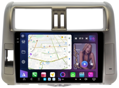 FarCar S500 BM065M 2K штатная магнитола для Toyota LC Prado 150 2009-2013 (рамка бронза) на Android 14 c 4Gb, DSP, 4G