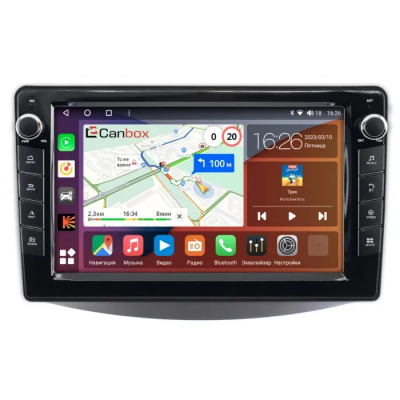 Штатная магнитола Mitsubishi Grandis 2003-2011 (тип 2) Canbox H-Line 7824-9-MI097N на Android 10 (4G-SIM, 6/128, DSP, IPS) С крутилками