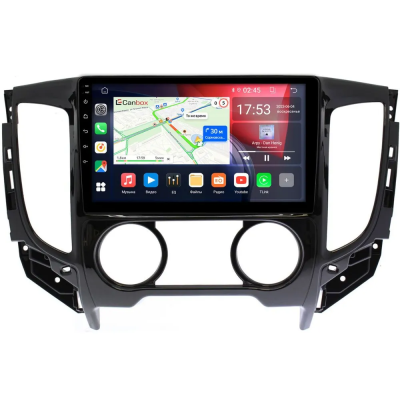 Mitsubishi L200 5 2015-2019 (авто без климат-контроля, глянцевая) Canbox RS9-9339 1.5/32 Android 10 (IPS, DSP, CarPlay)