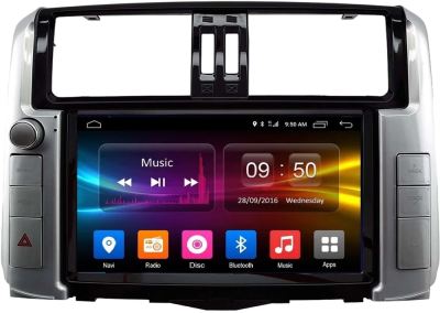 Carmedia SF-9613-3-I штатная магнитола для Toyota Land Cruiser Prado 150 (2009-2013) (с круговым обзором) на Android 10 c 2GB, DSP, 4G