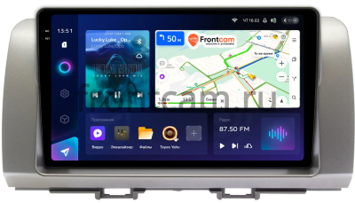 Штатное головное устройство Teyes CC3 2K 360 6/128 9.5 дюймов RM-9-396 для Toyota bB 2 2005-2016 (серебристая) на Android 10 (4G-SIM, DSP, QLed)