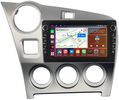 Штатная магнитола Toyota Matrix 2 (E140) 2008-2014 Canbox H-Line 7833-9-2291 на Android 10 (4G-SIM, 4/64, DSP, IPS) С крутилками