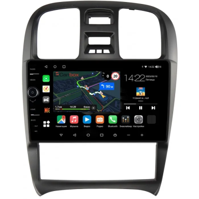 Штатная магнитола Hyundai Sonata 4 (EF) 2001-2012 (левый руль) Canbox M-Line 7841-9-268 Android 10 (4G-SIM, 4/64, DSP, QLed)