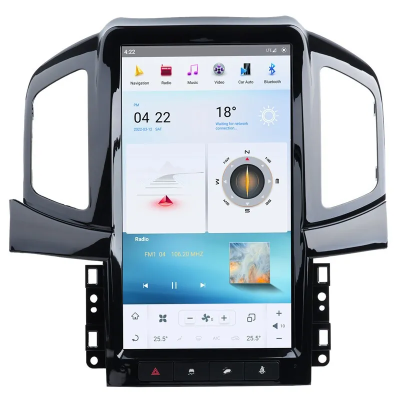 Kuberg ZF-1803-GE ("Тесла-стиль") штатная магнитола для Chevrolet Captiva 2011-2015 на Android 13 c 8GB, DSP, 4G