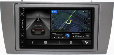Магнитола в штатное место 2 din Jaguar X-Type, S-Type 1998-2008 (серая) Canbox M-Line 5511-RP-11-689-292 на Android 10 (4G-SIM, 2/32, DSP, IPS)