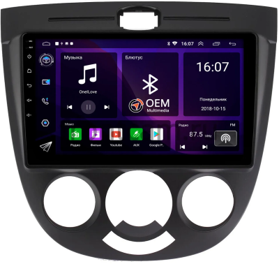 Chevrolet Lacetti 2004-2013 (тип 2, черная) Хэтчбек Canbox RS9-9137 1.5/32 Android 10 (IPS, DSP, CarPlay)