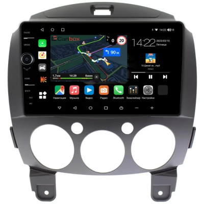 Штатная магнитола Mazda Demio 3 (DE), 2 (DE/DE2) 2007-2014 Canbox M-Line 7841-9031 на Android 10 (4G-SIM, 4/64, DSP, QLed)