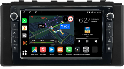 Штатная магнитола Subaru BRZ 2 2020-2024 Canbox M-Line 7821-9-0613 на Android 10 (4G-SIM, 2/32, DSP, IPS) С крутилками