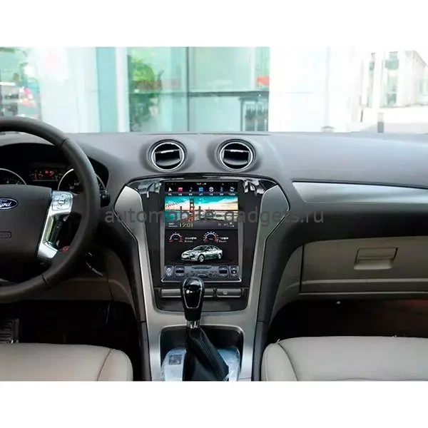 Carmedia ZF-1052A-Q6 ("Тесла-стиль") штатная магнитола для Ford Mondeo 2011-2014 на Android 11 c 8GB, DSP, 4G