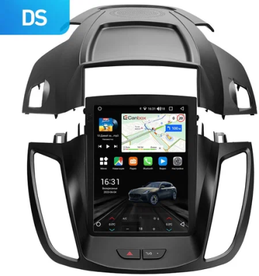 Штатное головное устройство Ford Kuga 2 2012-2019 Canbox M-Line (Tesla style) 9.7 дюймов 2/32 5620-1312-39 на Android 10 (4G-SIM, DSP, QLed)