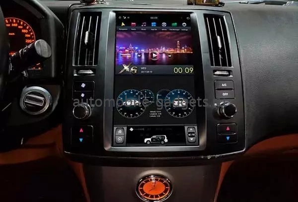 FarCar ZF007 ("Тесла-стиль") штатная магнитола для Infiniti FX35 2004-2008 и FX45 2004-2008 на Android 9.0 c 4GB