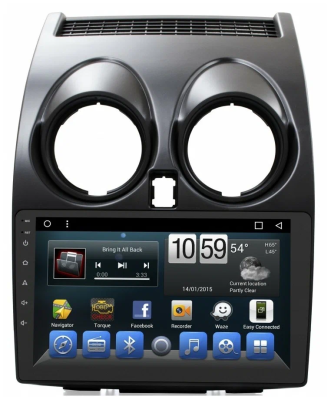 Carmedia KR-9119-T8 штатная магнитола для Nissan Qashqai (J10) (2007-2014) на Android 9.0 c 2GB