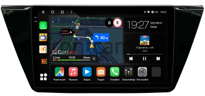 Штатная магнитола Canbox M-Line 2K 4178-10-661 для Volkswagen Touran 3 2015-2024 (глянец) на Android 10 (4G-SIM, 4/64, DSP, QLed)