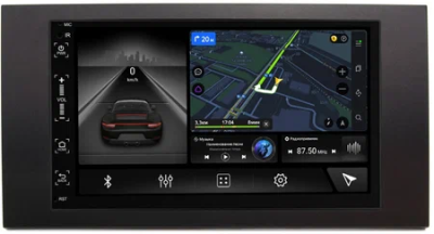 Магнитола в штатное место 2 din Ford Kuga, Fiesta, Fusion, Focus, Mondeo Canbox M-Line 5511-RP-FRFC-35 на Android 10 (4G-SIM, 2/32, DSP, IPS)