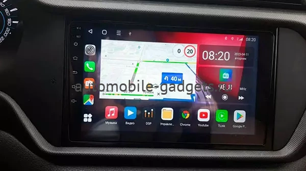 Chery Tiggo 3, Tiggo 2 2016-2020 (глянцевая) Canbox M-Line 4544-9075 на Android 10 (4G-SIM, 2/32, DSP, QLed)