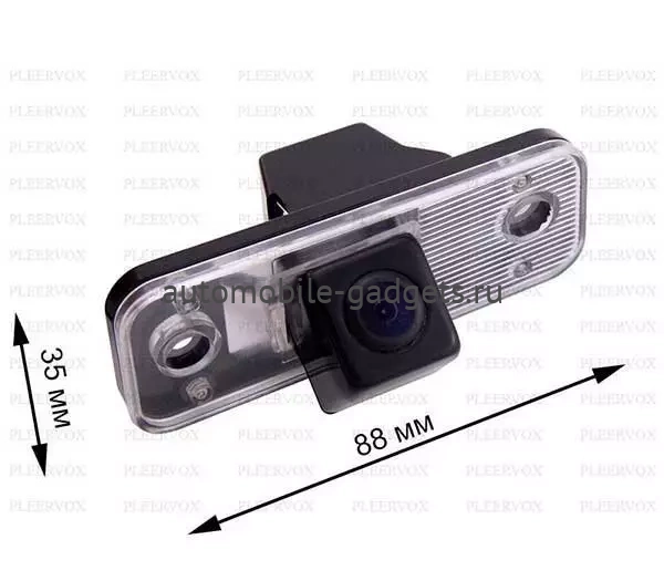 Штатная камера заднего вида Pleervox PLV-CAM-HYN01 для Hyundai Santa Fe 2 (2006-2012)