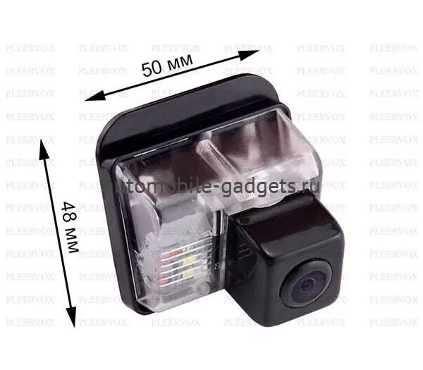Штатная камера заднего вида Pleervox PLV-CAM-MZCX для Mazda CX5 2011-2017, CX7 2006-2012, CX9, 6 2002-2013 GG, GH (Wagon)