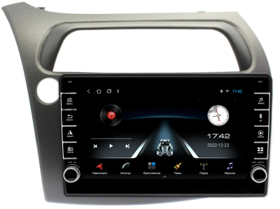 Honda Civic 8 5D 2005-2012 (левый руль, хэтчбэк) Canbox BGT9-HO107N 2/32 Android 10 (IPS, DSP, CarPlay)