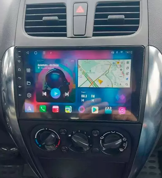 FarCar S500 TM124M штатная магнитола для Suzuki SX4, Fiat Sedici (2006-2014) на Android 12 c 2Gb, DSP, 4G