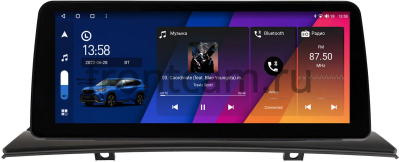 BMW X3 (E83), 1 (E81, E82), Z4 (E85, E86) (2002-2014) (устанавливается наверх) 12.3 дюйма Canbox GT1233-2108 на Android 10 (CarPlay, 2/32, DSP, QLed) BMW Style