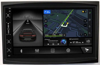 Магнитола в штатное место 2 din Opel Combo Life 2020-2024 Canbox M-Line 5511-RP-PG307-64 на Android 10 (4G-SIM, 2/32, DSP, IPS)