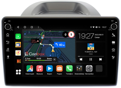 Штатная магнитола Canbox M-Line 7805-1054 для Ford Ecosport 2017-2022 на Android 10 (4G-SIM, 2/32, DSP, QLed) С крутилками