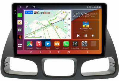 Штатная магнитола Toyota Town Ace Noah 1998-2001 Canbox H-Line 2K 4183-10-0555 на Android 10 (4G-SIM, 4/64, DSP, QLed)