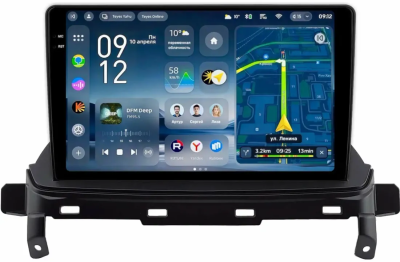Штатное головное устройство Mitsubishi Eclipse Cross 2017-2024 Teyes CC4 Pro 2K 12/256 9.5 дюймов RM-9-1147 на Android 13 (4G-SIM, DSP, QLed, AI)