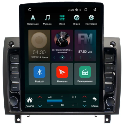 Штатная магнитола Canbox M-Line 5610-9-BE045N для Mercedes-Benz SLK (r171) 2004-2011 на Android 10 (4G-SIM, 2/32, DSP, QLed, Tesla)