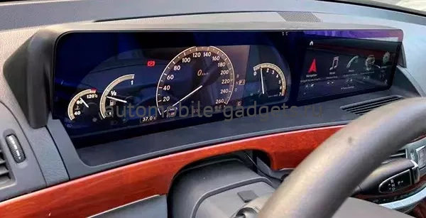 Parafar PF7121A11S Штатный монитор 12.3" + приборная LCD-панель для Mercedes-Benz S (W221) 2005-2013 на Android 11 с 6GB, 4G Parafar PF7121A11S Штатный монитор 12.3" + приборная LCD-панель для Mercedes-Benz S (W221) 2005-2013 на Android 11 с 6GB, 4G