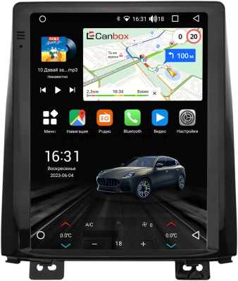 Штатное головное устройство JAC S3 2014-2024 Canbox (Tesla style) 9.7 дюймов 2/32 GT096-1312-89 на Android 10 (QLed, DSP, CarPlay)