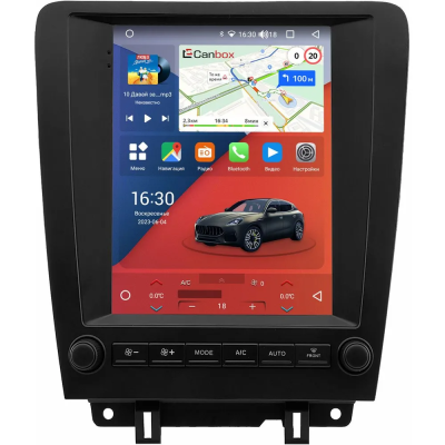 Штатное головное устройство Ford Mustang 5 2009-2014 Canbox PRO-Line (Tesla style) 9.7 дюймов 8/256 7883-1312-135 на Android 13 (4G-SIM, DSP, QLed)