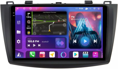 FarCar S500 2K (BX034M 360) штатная магнитола для Mazda 3 (BL), Axela 2 (2009-2013) на Android 14 c 6GB, DSP, 4G