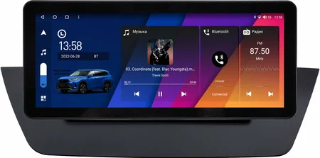 Штатная магнитола BMW X1 (E84) 2009-2015 12.3 дюйма Canbox M-Line 7711-3100 на Android 10 (4G-SIM, 4/64, DSP, QLed) Audi Style