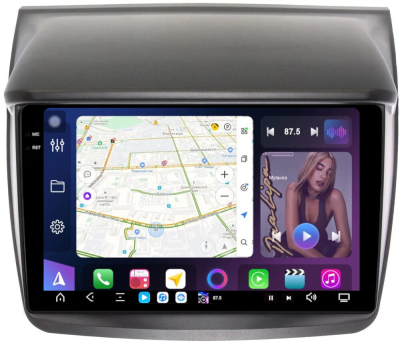 FarCar S500 BM094M 2K штатная магнитола для Mitsubishi Pajero Sport, Mitsubishi L200 (2006-2015) на Android 14 c 4GB, DSP, 4G