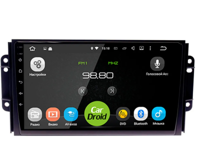 Roximo CarDroid RD-2104F штатная магнитола для Chery Tiggo 3, Tiggo 2 2016-2020 на Android 10 с 4GB, DSP