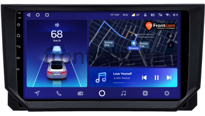 Штатное головное устройство Teyes CC2 PLUS 4/32 9 дюймов RM-9-0888 для Seat Ibiza 5, Arona 2017-2021 на Android 10 (4G-SIM, DSP, QLed)