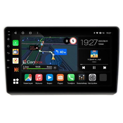 Штатная магнитола Canbox M-Line 4543-10-FR134T для Ford Transit 2006-2013 (серая) на Android 10 (4G-SIM, 2/32, DSP, QLed)