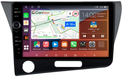 Штатная магнитола Honda CR-Z 2010-2016 (левый руль) Canbox H-Line 7843-9-0306 на Android 10 (4G-SIM, 4/64, DSP, QLed)