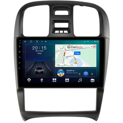 Hyundai Sonata 4 (EF) 2001-2012 (левый руль) Canbox L-Line 4167-9-268 на Android 10 (4G-SIM, 3/32, TS18, DSP, QLed)