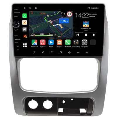 Штатная магнитола Canbox M-Line 7841-9-0046 для Jeep Cherokee 3 (KJ), Liberty (North America) 2001-2007 (серебряная) на Android 10 (4G-SIM, 4/64, DSP, QLed)