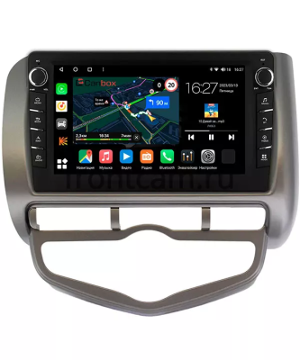 Штатная магнитола Honda Jazz 2001-2008 (с климат-контролем, левый руль) Canbox M-Line 7831-9267 Android 10 (4G-SIM, 2/32, DSP, IPS) С крутилками
