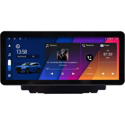 Штатная магнитола Mazda Mazda CX-5, CX-8 2017-2022 12,3 дюйма Carmedia HP-M1211-1053-Q на Android 12 (4G-SIM, 6/128, DSP, QLed) Audi Style