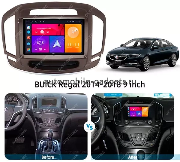 Carmedia SF-9268-2-I штатная магнитола для Buick Regal, Opel Insignia 2013-2017 на Android 10 c 2GB, DSP, 4G