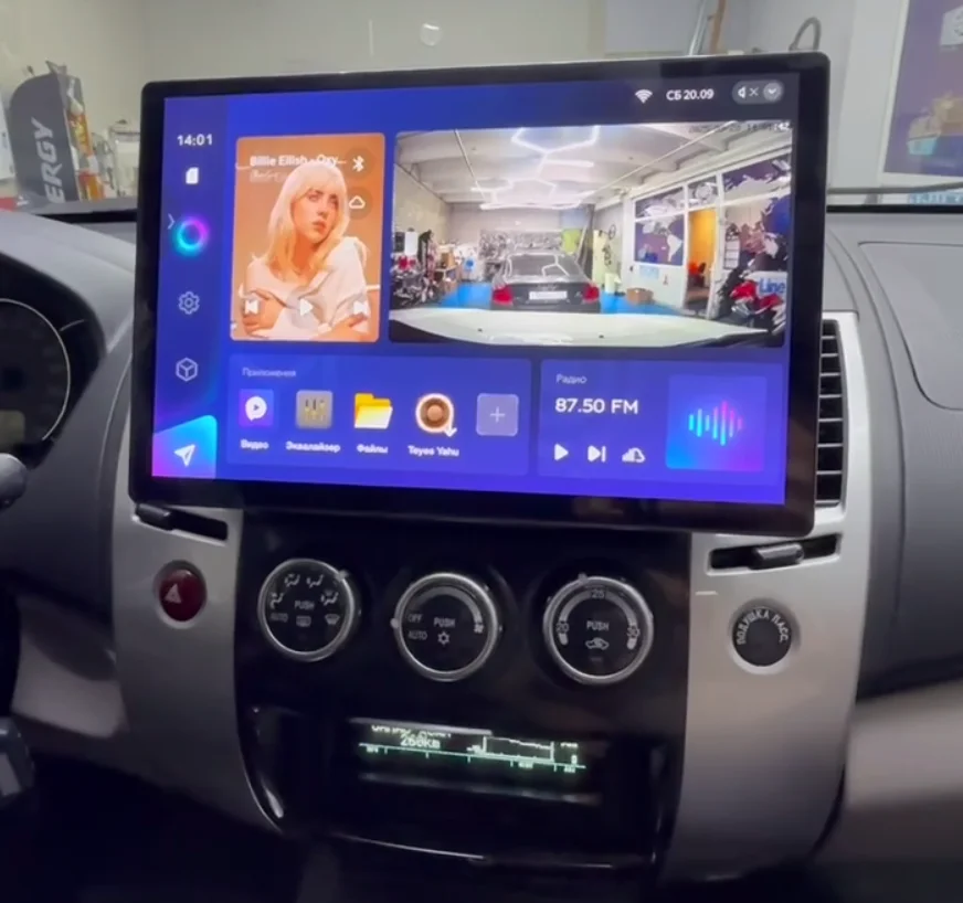 Установка штатной магнитолы на android для Mitsubishi Pajero Sport (2008-2013) Установка штатной магнитолы на android для Mitsubishi Pajero Sport (2008-2013)