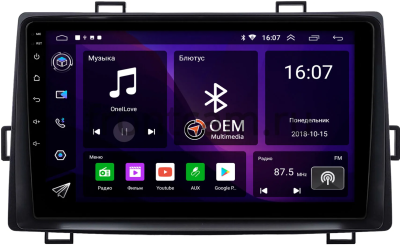 Штатная магнитола Toyota Noah 2 (R70), Voxy 2 (R70) 2007-2013 Canbox RS9-2161 1.5/32 на Android 10 (IPS, DSP, CarPlay)
