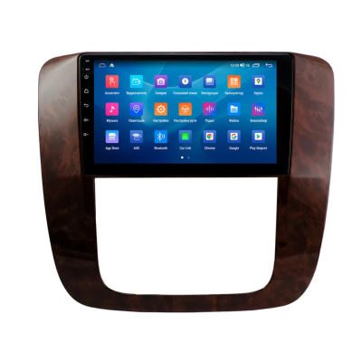 Магнитола для Chevrolet Silverado/Tahoe 2007-2014 дерево Parafar на Андроид 13.0 PF041T1LUX1MHD