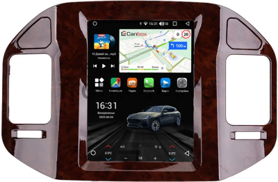 Штатное головное устройство Mitsubishi Pajero 3, Montero 3 1999-2006 Canbox (Tesla style) 9.7 дюймов 2/32 GT096-1312-54 на Android 10 (QLed, DSP, CarPlay)