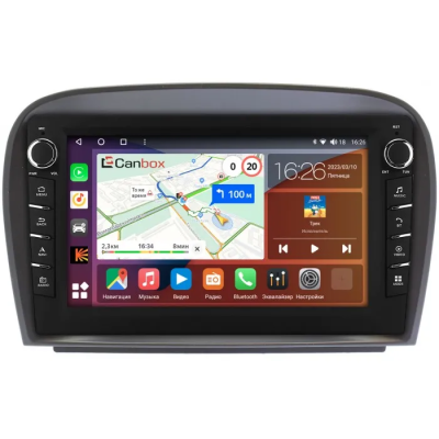Штатная магнитола Mercedes-Benz SL (R230) 2006-2011 Canbox H-Line 7833-9403 на Android 10 (4G-SIM, 4/64, DSP, IPS) С крутилками