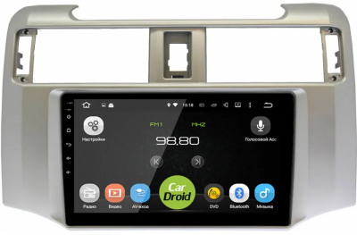 Roximo CarDroid RD-1102F штатная магнитола для Toyota 4Runner 2009+ на Android 10 с 4GB, DSP